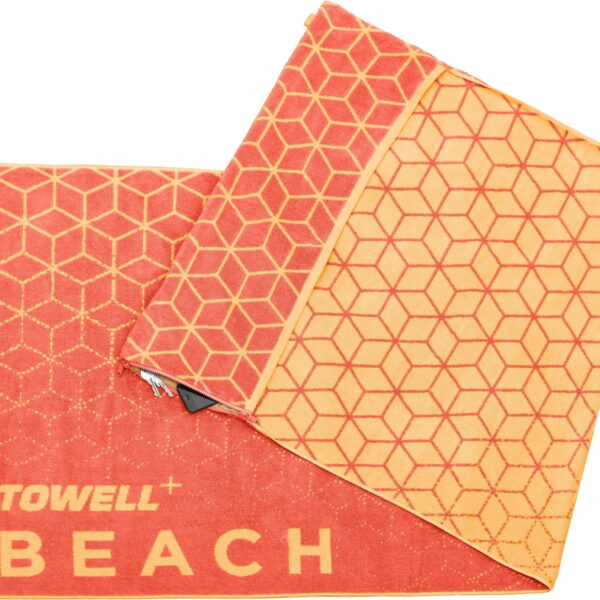 Toalla de playa Stryve towell - Beach Sun Red